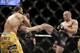 GSP can't make this kick without a stable left leg.