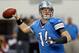 ARLINGTON, TX - NOVEMBER 21: Quarterback Shaun Hill #14 of the Detroit Lions looks for an open receiver against the Dallas Cowboys at Cowboys Stadium on November 21, 2010 in Arlington, Texas. The Cowboys beat the Lions 35-19. (Photo by Tom Pennington/Getty Images)