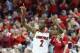 LOUISVILLE, KY - MARCH 08: Russ Smith #2 of the Louisville Cardinals waves to the crowd after leaving the game for the last time against the Connecticut Huskies at KFC YUM! Center on March 8, 2014 in Louisville, Kentucky. It was senior day and it was Smith's last home game. (Photo by Andy Lyons/Getty Images)