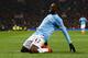 MANCHESTER, ENGLAND - MARCH 25: Yaya Toure of Manchester City celebrates scoring the third goal during the Barclays Premier League match between Manchester United and Manchester City at Old Trafford on March 25, 2014 in Manchester, England. (Photo by Alex Livesey/Getty Images)