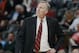 Los Angeles Lakers head coach Mike D'Antoni looks on against the Denver Nuggets in the first quarter of an NBA basketball game in Denver on Friday, March 7, 2014. (AP Photo/David Zalubowski)