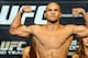 Nov 15, 2013; Las Vegas, NV, USA; UFC fighter Robbie Lawler participates in the official weigh-in of UFC 167 at MGM Grand Garden Arena. Mandatory Credit: Stephen R. Sylvanie-USA TODAY Sports
