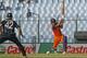 Netherlands' cricket captain Peter Borren plays a shot during their ICC Twenty20 Cricket World Cup match against New Zealand in Chittagong, Bangladesh, Saturday, March 29, 2014. (AP Photo/A.M. Ahad)