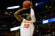 MEMPHIS, TN - MARCH 27: Michael Frazier II #20 of the Florida Gators takes a shot against the UCLA Bruins during a regional semifinal of the 2014 NCAA Men's Basketball Tournament at the FedExForum on March 27, 2014 in Memphis, Tennessee. (Photo by Kevin C. Cox/Getty Images)