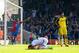 LONDON, ENGLAND - MARCH 29: A dejected John Terry (C) of Chelsea reacts after opening the scoring with an own goal during the Barclays Premier League match between Crystal Palace and Chelsea at Selhurst Park on March 29, 2014 in London, England. (Photo by Scott Heavey/Getty Images)