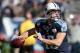 Tennessee Titans quarterback Jake Locker (10) passes against the Jacksonville Jaguars in the first quarter of an NFL football game on Sunday, Nov. 10, 2013, in Nashville, Tenn. (AP Photo/Wade Payne)