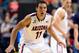 LAS VEGAS, NV - MARCH 15: Aaron Gordon #11 of the Arizona Wildcats gets back on defense against the UCLA Bruins during the championship game of the Pac-12 Basketball Tournament at the MGM Grand Garden Arena on March 15, 2014 in Las Vegas, Nevada. UCLA won 75-71. (Photo by Ethan Miller/Getty Images)