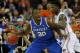 ATLANTA, GA - MARCH 16: Julius Randle #30 of the Kentucky Wildcats drives against Casey Prather #24 of the Florida Gators in the first half during the Championship game of the 2014 Men's SEC Basketball Tournament at Georgia Dome on March 16, 2014 in Atlanta, Georgia. (Photo by Kevin C. Cox/Getty Images)