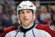 UNIONDALE, NY - FEBRUARY 08: Matt Duchene #9 of the Colorado Avalanche in action against the New York Islanders on February 8, 2014 at Nassau Coliseum in Uniondale, New York. The Avalanche defeated the Islanders 5-2. (Photo by Jim McIsaac/NHLI via Getty Images)