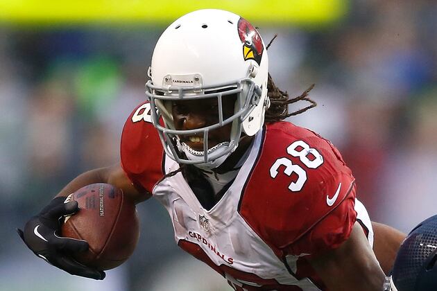 Andre Ellington Among Worst RBs at Dropping Passes