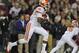 Clemson's Sammy Watkins rushes upfield during the second half of an NCAA college football game against South Carolina Saturday Nov. 30, 2013 at Williams-Brice Stadium, in Columbia, S.C. South Carolina won 31-17. (AP Photo/ Richard Shiro)