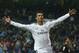 Real's Cristiano Ronaldo celebrates his goal during a Spanish La Liga soccer match between Real Madrid and Rayo Vallecano at the Santiago Bernabeu stadium in Madrid, Spain, Saturday, March 29, 2014. (AP Photo/Andres Kudacki)