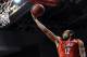 SMU's Nick Russell (12) is seen during an NCAA college basketball game against Temple on Sunday, Feb. 16, 2014, in Philadelphia. (AP Photo/Michael Perez)