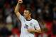 LONDON, ENGLAND - AUGUST 14: Rickie Lambert of England gestures to the crowd after winning the International Friendly match between England and Scotland at Wembley Stadium on August 14, 2013 in London, England. (Photo by Mike Hewitt/Getty Images)