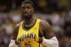 Indiana Pacers center Roy Hibbert (55) in action as the Indiana Pacers played the Miami Heat in an NBA basketball game in Indianapolis, Wednesday, March 26, 2014. The Pacers won 84-83. (AP Photo/AJ Mast)
