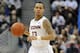 Connecticut's Shabazz Napier dribbles the ball during the first half of an NCAA college basketball game against South Florida, Wednesday, Feb. 12, 2014, in Hartford, Conn. (AP Photo/Jessica Hill)
