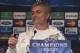 Chelsea FC coach Jose Mourinho gestures during a press conference prior to a training session at Parc des Princes stadium in Paris, Tuesday April 1, 2014. Paris Saint Germain will face Chelsea FC in a Champions League quarterfinal soccer match on Wednesday April 2. (AP Photo/Michel Euler)