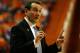 CLEMSON, SC - JANUARY 11: Head Coach Mike Krzyzewski of the Duke Blue Devils calls out a play during the game against the Clemson Tigers at Littlejohn Coliseum on January 11, 2014 in Clemson, South Carolina. The Clemson Tigers defeated the Duke Blue Devils by a score of 72-59. (Photo by Tyler Smith/Getty Images)