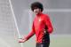 MANCHESTER, ENGLAND - MARCH 31: Marouane Fellaini of Manchester United looks on during a training session at the Aon Training Complex on March 31, 2014 in Manchester, England. (Photo by Alex Livesey/Getty Images)