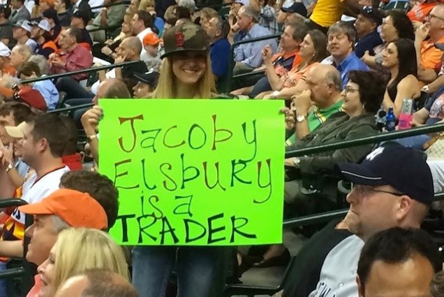 Red Sox Fan's Spelling Errors Overshadow Her Dig at Yankees' Jacoby Ellsbury