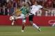 United States' Jermaine Jones, right, and Mexico's Fernando Arce scramble for a loose ball during the second half of a World Cup qualifying soccer match Tuesday, Sept. 10, 2013, in Columbus, Ohio. The United States defeated Mexico 2-0. (AP Photo/Jay LaPrete)