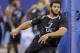 Pittsburgh defensive lineman Aaron Donald runs a drill at the NFL football scouting combine in Indianapolis, Monday, Feb. 24, 2014. (AP Photo/Michael Conroy)