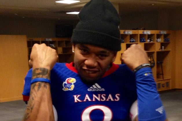 KU Football's Nick Harwell Looking Forward to Being Go-to Receiver