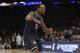 Connecticut's Ryan Boatright (11) celebrates during the second half of a regional final against Michigan State in the NCAA college basketball tournament Sunday, March 30, 2014, in New York. Connecticut won the game 60-54. (AP Photo/Frank Franklin II)