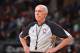 PHILADELPHIA, PA - FEBRUARY 18: NBA referee Dick Bavetta looks on during the game between the Cleveland Cavaliers and the Philadelphia 76ers at the Wells Fargo Center on February 18, 2014 in Philadelphia, Pennsylvania. NOTE TO USER: User expressly acknowledges and agrees that, by downloading and or using this photograph, User is consenting to the terms and conditions of the Getty Images License Agreement. Mandatory Copyright Notice: Copyright 2014 NBAE (Photo by Jesse D. Garrabrant/NBAE via Getty Images)