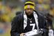 Pittsburgh Steelers quarterback Ben Roethlisberger (7) walks on the sidelines during the second half of an NFL football game against the Cleveland Browns in Pittsburgh, Sunday, Dec. 29, 2013. The Steelers won 20-7. (AP Photo/Gene J. Puskar)