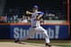 New York Mets starting pitcher Zack Wheeler throws during the first inning of the baseball game against the Washington Nationals at Citi Field, Thursday, April 3, 2014 in New York. (AP Photo/Seth Wenig)