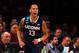 NEW YORK, NY - MARCH 28: Shabazz Napier #13 of the Connecticut Huskies reacts after hitting a three pointer in the first half against the Iowa State Cyclones during the regional semifinal of the 2014 NCAA Men's Basketball Tournament at Madison Square Garden on March 28, 2014 in New York City. (Photo by Elsa/Getty Images)