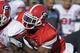 Former Georgia Bulldog Sanders Commings during the 2012 Senior Bowl