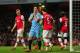 LONDON, ENGLAND - MARCH 29: Samir Nasri of Manchester City reacts during the Barclays Premier League match between Arsenal and Manchester City at Emirates Stadium on March 29, 2014 in London, England. (Photo by Shaun Botterill/Getty Images)