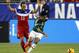 Mexico defenseman Rafael Marquez (4) steals the ball from U.S. midfielder Landon Donovan (10) during the second half of an international friendly soccer match Wednesday, April 2, 2014, in Glendale, Ariz. The game ended in a 2-2 draw. (AP Photo/Rock Scuteri)
