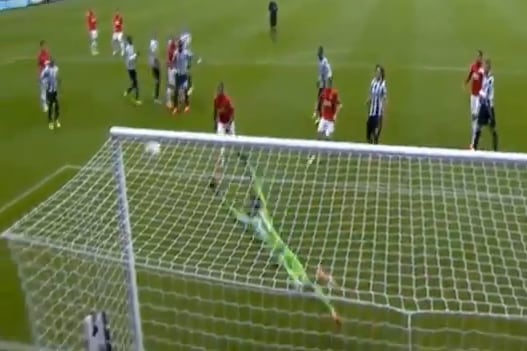 Juan Mata Free Kick Goal Newcastle 0-1 Manchester United