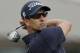Adam Scott, of Australia, tees off on the first hole during the final round of the Arnold Palmer Invitational golf tournament at Bay Hill Sunday, March 23, 2014, in Orlando, Fla. (AP Photo/Chris O'Meara)