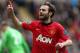 Manchester United's Juan Mata celebrates his goal during their English Premier League soccer match against Newcastle United at St James' Park, Newcastle, England, Saturday, April 5, 2014. (AP Photo/Scott Heppell)