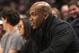 Former New York Knicks player Stephon Marbury looks on during the first half of an NBA basketball game between the Philadelphia 76ers and the New York Knicks Saturday, Oct. 31, 2009 in New York. (AP Photo/Frank Franklin II)