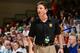LAS VEGAS, NV - JULY 13: Darren Erman Head Coach of the Golden State Warriors gives direction against the Washington Wizards during NBA Summer League on July 13, 2013 at the Cox Pavilion in Las Vegas, Nevada. NOTE TO USER: User expressly acknowledges and agrees that, by downloading and/or using this Photograph, user is consenting to the terms and conditions of the Getty Images License Agreement. Mandatory Copyright Notice: Copyright 2013 NBAE (Photo by Garrett W. Ellwood/NBAE via Getty Images)