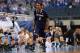 ARLINGTON, TX - APRIL 05: DeAndre Daniels #2 of the Connecticut Huskies reacts after hitting a shot against the Florida Gators during the NCAA Men's Final Four Semifinal at AT&T Stadium on April 5, 2014 in Arlington, Texas. (Photo by Ronald Martinez/Getty Images)