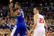 ARLINGTON, TX - APRIL 05: Aaron Harrison #2 of the Kentucky Wildcats reacts after hitting the game winning shot to defeat the Wisconsin Badgers 74-73 in the NCAA Men's Final Four Semifinal at AT&T Stadium on April 5, 2014 in Arlington, Texas. (Photo by Jamie Squire/Getty Images)