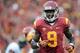 LOS ANGELES, CA - SEPTEMBER 22: Marqise Lee #9 of the USC Trojans comes in motion during the game against the California Golden Bears at Los Angeles Memorial Coliseum on September 22, 2012 in Los Angeles, California. (Photo by Harry How/Getty Images)