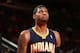 NEW YORK, NY - MARCH 19: Paul George #24 of the Indiana Pacers stands on the court during a game against the New York Knicks at Madison Square Garden in New York City on March 19, 2014. NOTE TO USER: User expressly acknowledges and agrees that, by downloading and or using this photograph, User is consenting to the terms and conditions of the Getty Images License Agreement. Mandatory Copyright Notice: Copyright 2014 NBAE (Photo by Nathaniel S. Butler/NBAE via Getty Images)