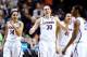 NASHVILLE, TN - APRIL 06: Breanna Stewart #30 of the Connecticut Huskies smiles with teammates late in the game against the Stanford Cardinal during the NCAA Women's Final Four semifinal at Bridgestone Arena on April 6, 2014 in Nashville, Tennessee. (Photo by Andy Lyons/Getty Images)
