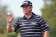 PALM BEACH GARDENS, FL - FEBRUARY 28: Lee Westwood of England acknowledges the crowd following play during the second round of The Honda Classic at PGA National Resort and Spa on February 28, 2014 in Palm Beach Gardens, Florida. (Photo by Sam Greenwood/Getty Images)