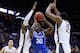 ST LOUIS, MO - MARCH 23: Julius Randle #30 of the Kentucky Wildcats shoots the ball against the Wichita State Shockers during the third round of the 2014 NCAA Men's Basketball Tournament at Scottrade Center on March 23, 2014 in St Louis, Missouri. (Photo by Andy Lyons/Getty Images)