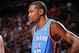 HOUSTON, TX - APRIL 4: Kevin Durant #35 of the Oklahoma City Thunder reacts to a play against the Houston Rockets on April 4, 2014 at the Toyota Center in Houston, Texas. NOTE TO USER: User expressly acknowledges and agrees that, by downloading and or using this photograph, User is consenting to the terms and conditions of the Getty Images License Agreement. Mandatory Copyright Notice: Copyright 2014 NBAE (Photo by Bill Baptist/NBAE via Getty Images)
