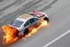 FORT WORTH, TX - APRIL 07: Dale Earnhardt Jr., driver of the #88 National Guard Chevrolet, crashes early in the NASCAR Sprint Cup Series Duck Commander 500 at Texas Motor Speedway on April 7, 2014 in Fort Worth, Texas. (Photo by Nick Laham/Getty Images for Texas Motor Speedway)