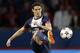 PSG's Edinson Cavani kicks during the Champions League quarterfinal first leg soccer match between PSG and Chelsea, at the Parc des Princes stadium, in Paris, Wednesday, April 2, 2014. (AP Photo/Christophe Ena)